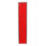 Locker metálico dual grande - 3 puertas rojo